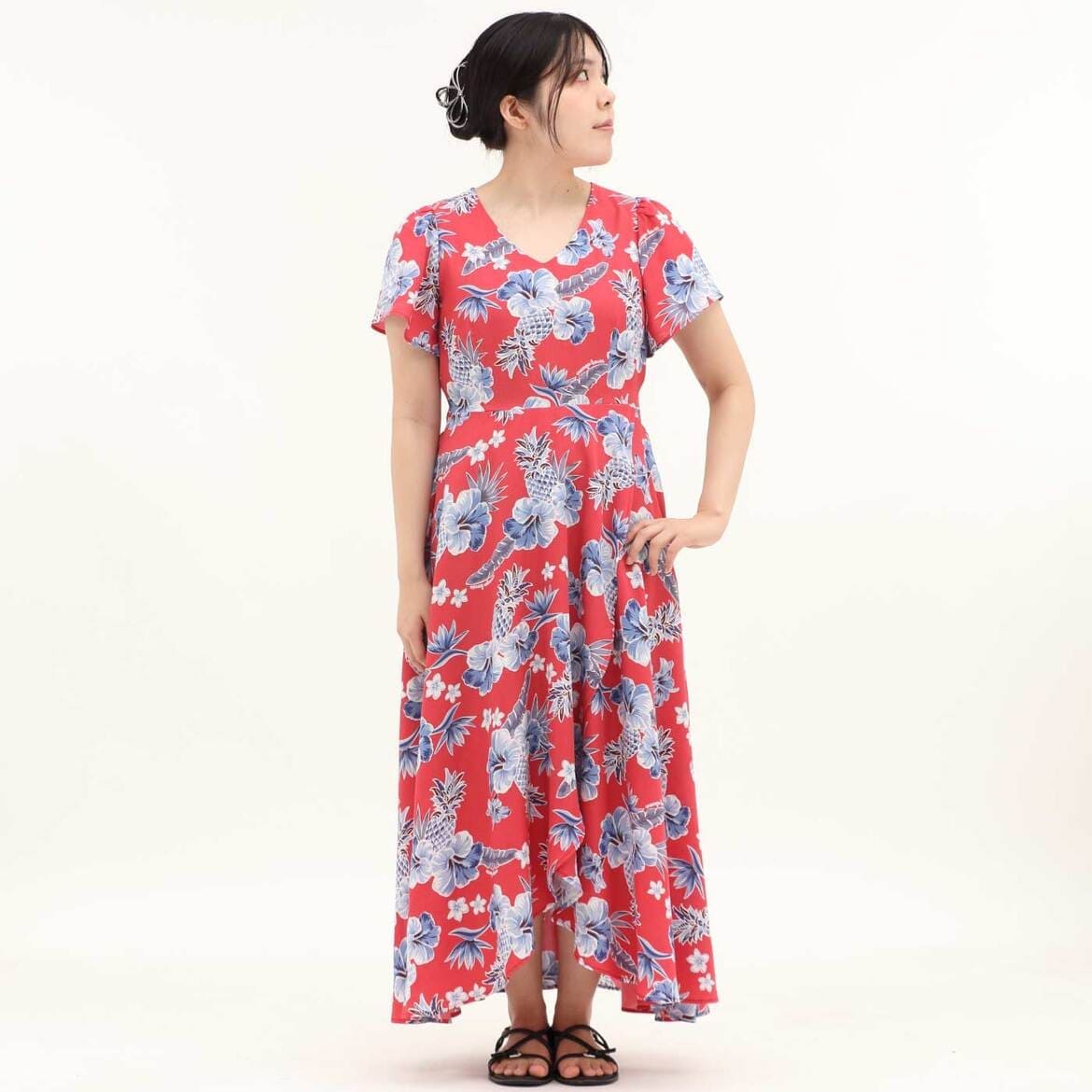 かりゆしウェアモデル着用画像