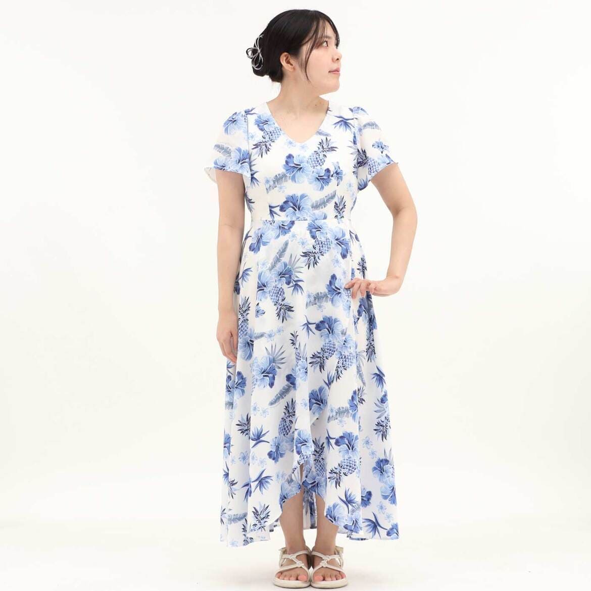 かりゆしウェアモデル着用画像
